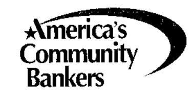 AMERICA'S COMMUNITY BANKERS