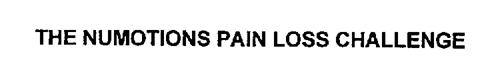 THE NUMOTIONS PAIN LOSS CHALLENGE