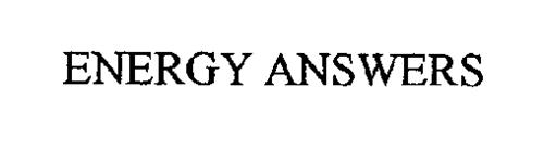 ENERGY ANSWERS