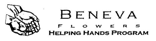 BENEVA FLOWERS HELPING HANDS PROGRAM