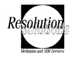 RESOLUTION SOLUTIONS MEDIATION AND ADR SERVICES