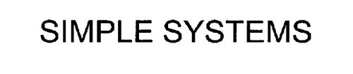 SIMPLE SYSTEMS
