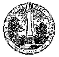 NORTH CAROLINA STATE UNIVERSITY FOUNDED MARCH 7, 1887