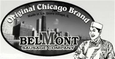 BELMONT SAUSAGE COMPANY ORIGINAL CHICAGO BRAND MADE IN ELK GROVE VILLAGE, IL