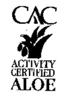 CAC ACTIVITY CERTIFIED ALOE