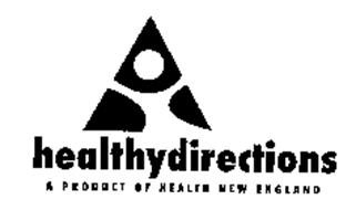 HEALTHY DIRECTIONS A PRODUCT OF HEALTH NEW ENGLAND