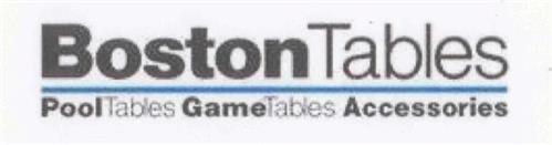 BOSTON TABLES POOLTABLES GAMETABLES ACCESSORIES