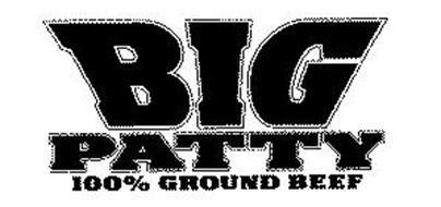 BIG PATTY 100% GROUND BEEF