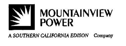MOUNTAINVIEW POWER A SOUTHERN CALIFORNIA EDISON COMPANY