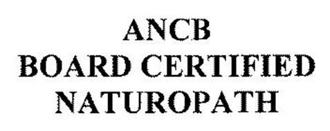 ANCB BOARD CERTIFIED NATUROPATH