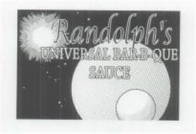 RANDOLPH'S UNIVERSAL BAR-B-QUE SAUCE