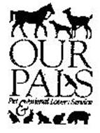 OUR PALS PET & ANIMAL LOVERS SERVICE