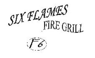 F6 SIX FLAMES FIRE GRILL