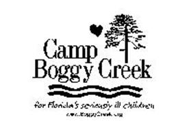 CAMP BOGGY CREEK FOR FLORIDA'S SERIOUSLY ILL CHILDREN WWW.BOGGYCREEK.ORG