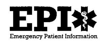 EPI EMERGENCY PATIENT INFORMATION