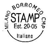 MILANO BORROMEO CMP STAMP EST. 20-05 ITALIANE