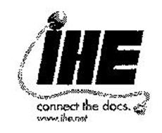 IHE CONNECT THE DOCS. WWW.IHE.NET