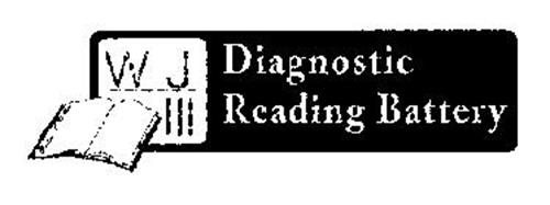 WJ III DIAGNOSTIC READING BATTERY