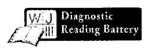 WJ III DIAGNOSTIC READING BATTERY