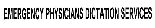EMERGENCY PHYSICIANS DICTATION SERVICES