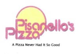 PISANELLO'S PIZZA A PIZZA NEVER HAD IT SO GOOD