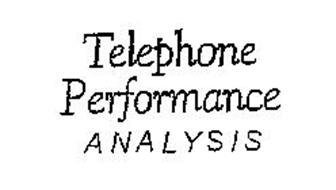 TELEPHONE PERFORMANCE ANALYSIS