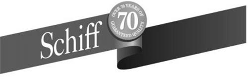SCHIFF 70 OVER 70 YEARS OF GUARANTEED QUALITY