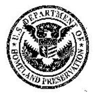 U.S. DEPARTMENT OF HOMELAND PRESERVATION