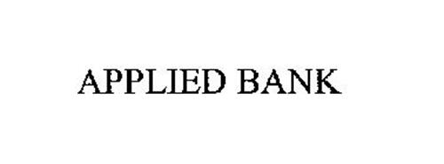 APPLIED BANK
