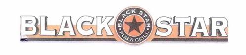 BLACK STAR · BLACK STAR · PUB & GRILL