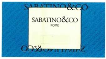 SABATINO&CO ROME SABATINO&CO OC&ONITABAS