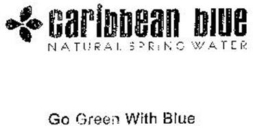 CARIBBEAN BLUE NATURAL SPRING WATER GO GREEN WITH BLUE