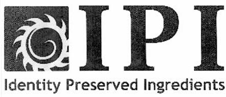 IPI IDENTITY PRESERVED INGREDIENTS