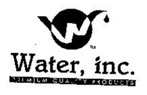 W WATER, INC. PREMIUM QUALITY PRODUCTS
