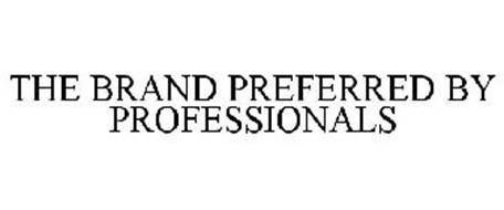 THE BRAND PREFERRED BY PROFESSIONALS