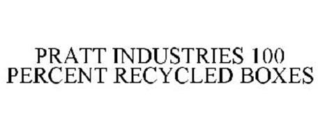 PRATT INDUSTRIES 100 PERCENT RECYCLED BOXES