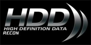 HDD HIGH DEFINITATION DATA RECON