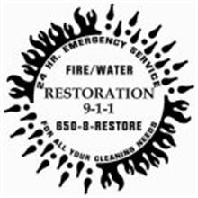 24 HR. EMERGENCY SERVICE FOR ALL YOUR CLEANING NEEDS FIRE/WATER RESTORATION 9-1-1 650-8 RESTORE
