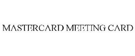MASTERCARD MEETING CARD