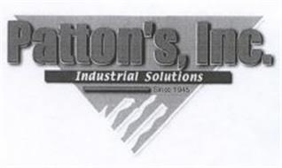 PATTON'S, INC. INDUSTRIAL SOLUTIONS SINCE 1945