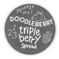 SQUEEZE ME! DOODLEBERRY 123 TRIPLE BERRY SPREAD