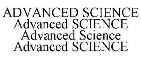 ADVANCED SCIENCE ADVANCED SCIENCE ADVANCED SCIENCE ADVANCED SCIENCE