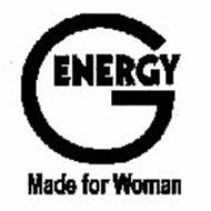 G ENERGY MADE FOR WOMAN