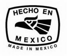 HECHO EN MEXICO MADE IN MEXICO