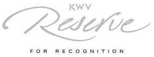 KWV RESERVE FOR RECOGNITION