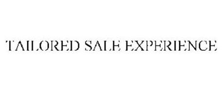 TAILORED SALE EXPERIENCE