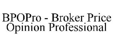 BPOPRO - BROKER PRICE OPINION PROFESSIONAL