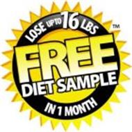 FREE DIET SAMPLE LOSE UP TO 16 LBS IN 1 MONTH