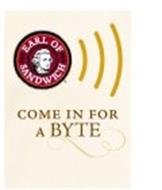 EARL OF SANDWICH COME IN FOR A BYTE