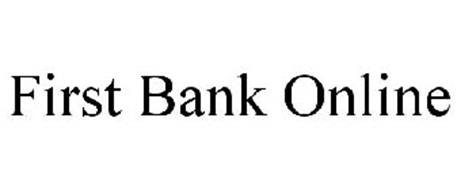 FIRST BANK ONLINE